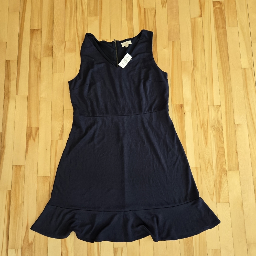 Elegant Blue Size 14 Loft Sleeveless Top New With Tags